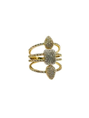Lesotho Jewellery 14k Gold Ring for Women - 6.63 Grams, Size -S