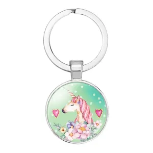LGBT Rainbow Pride Metal Unicorns Key Chains