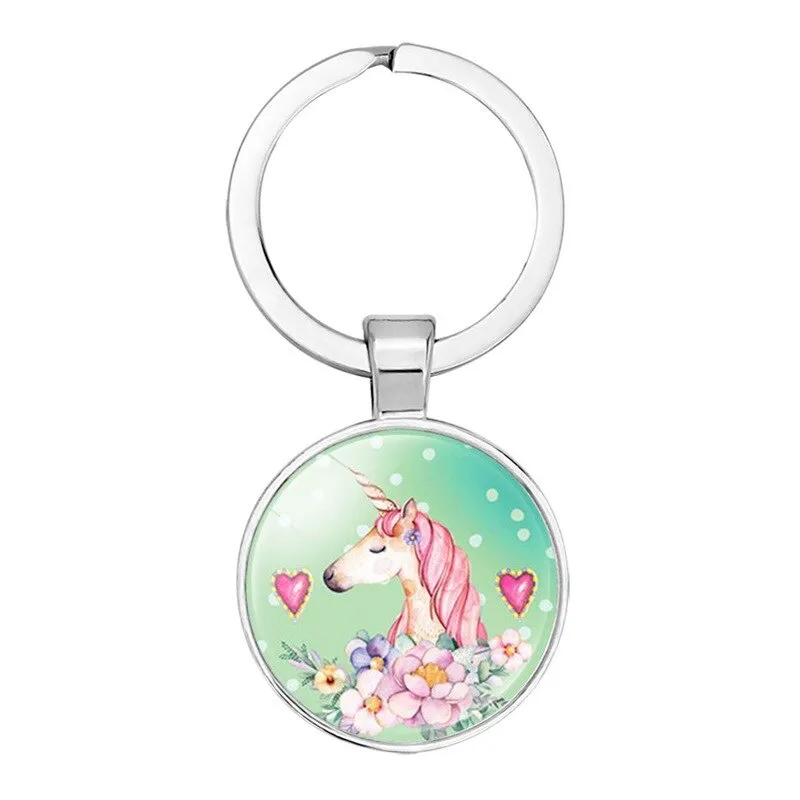 LGBT Rainbow Pride Metal Unicorns Key Chains