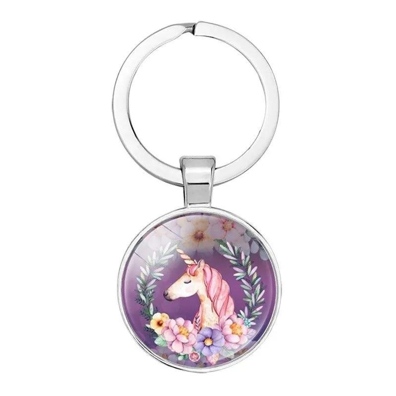 LGBT Rainbow Pride Metal Unicorns Key Chains