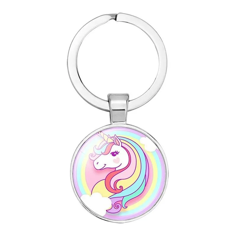 LGBT Rainbow Pride Metal Unicorns Key Chains