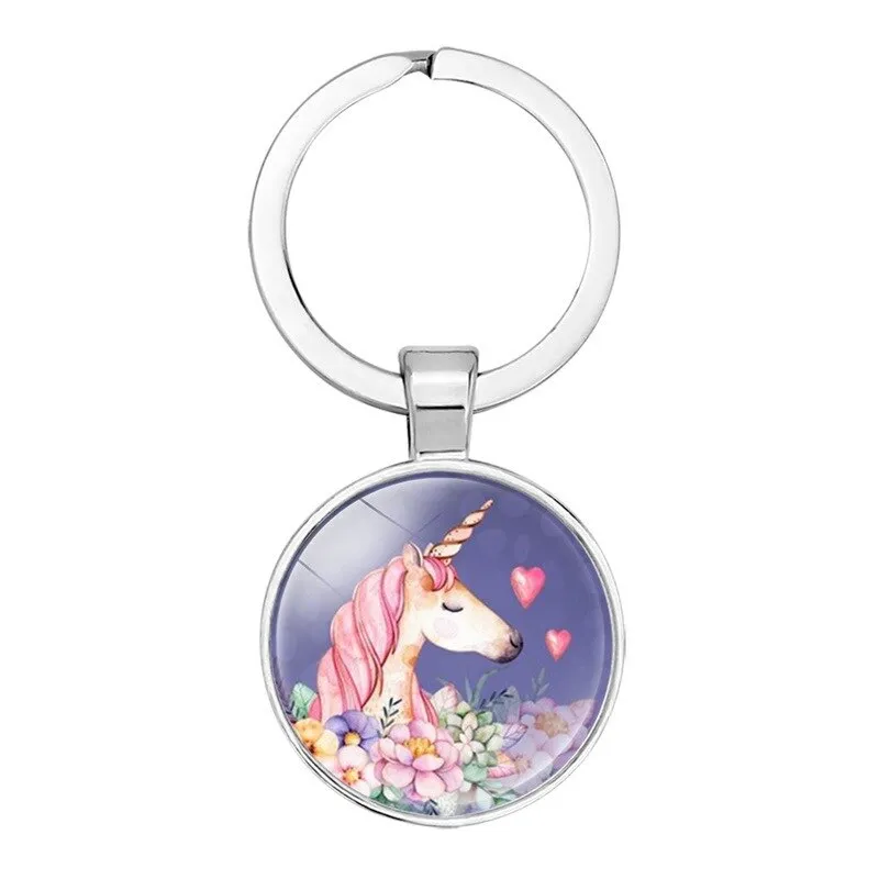 LGBT Rainbow Pride Metal Unicorns Key Chains