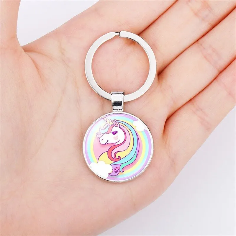 LGBT Rainbow Pride Metal Unicorns Key Chains