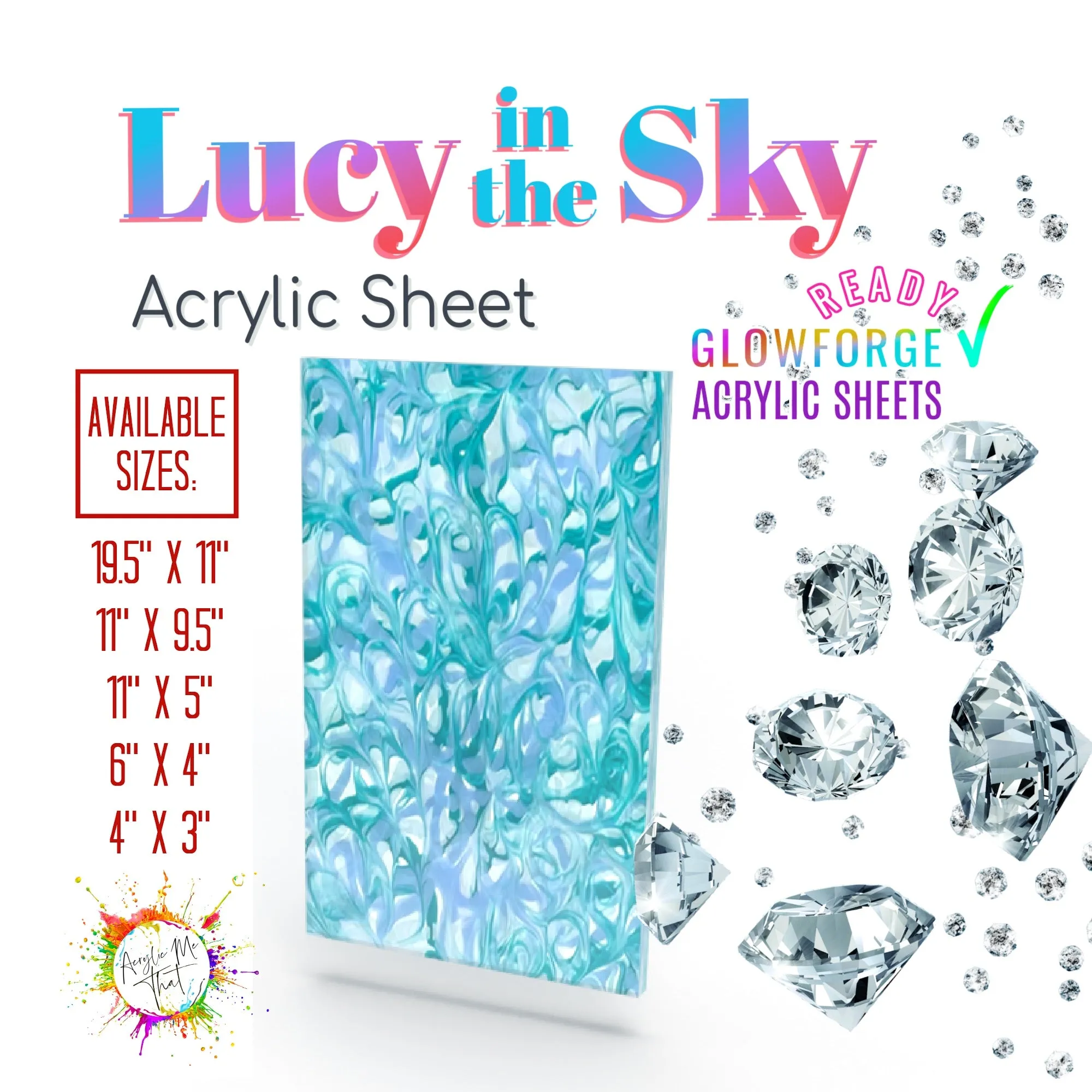 Lucy in the Sky Pattern Acrylic Sheet
