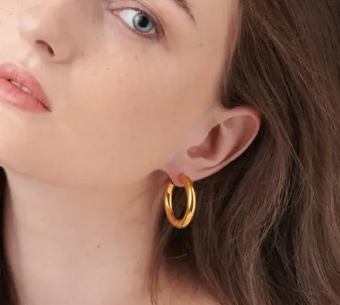 Luxe Bold Gold Huggie Hoops