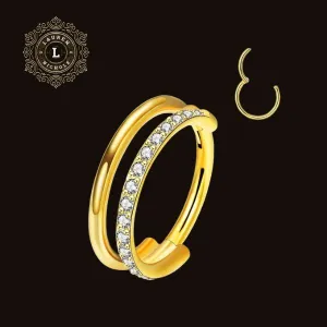 Luxe G23 Titanium Hoop Rings