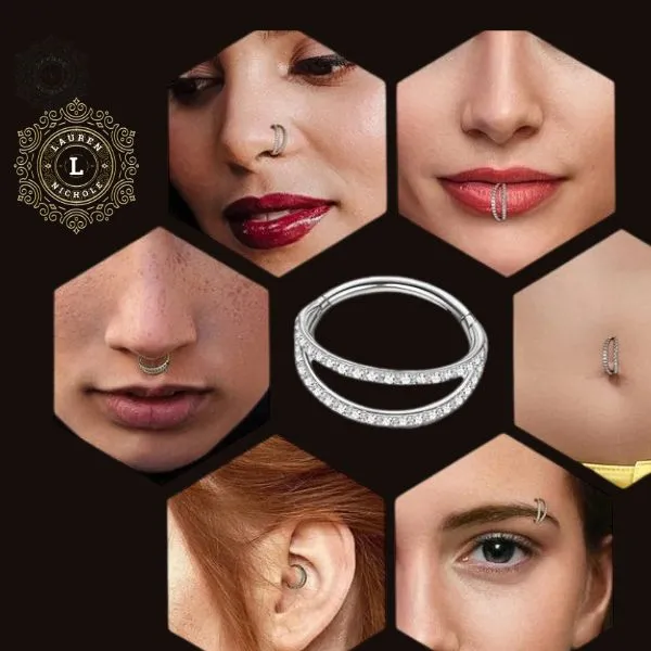 Luxe G23 Titanium Hoop Rings