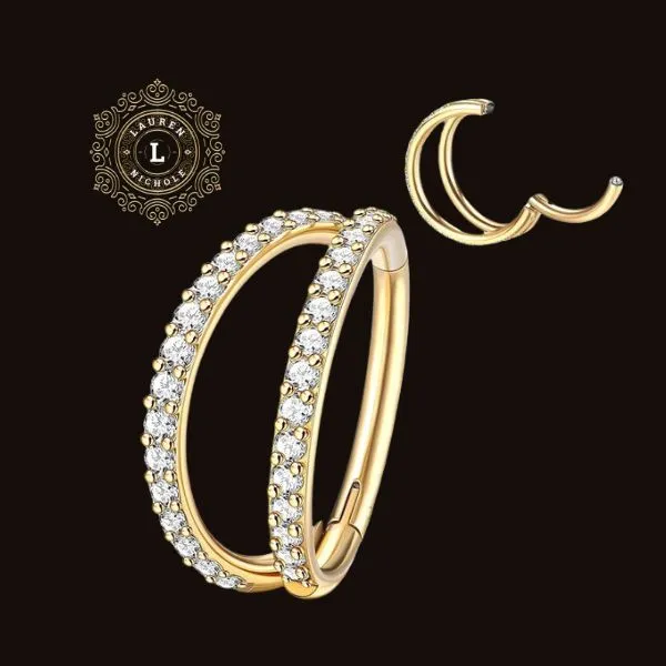 Luxe G23 Titanium Hoop Rings
