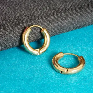 Luxe Golden Hoops