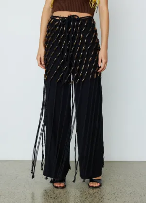 Macrame Bead Mini Skirt