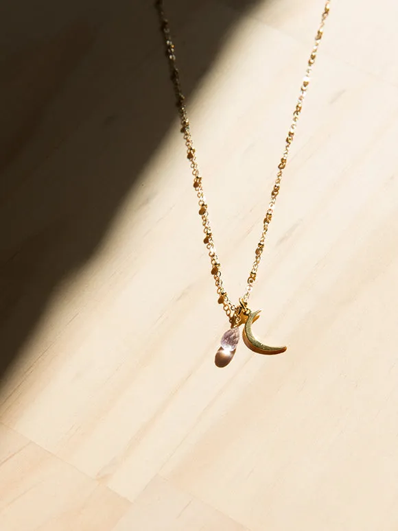 Midnight Necklace | Gold