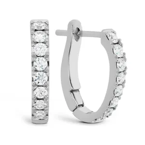 Mini Hoop Graduated Earrings .30ctw