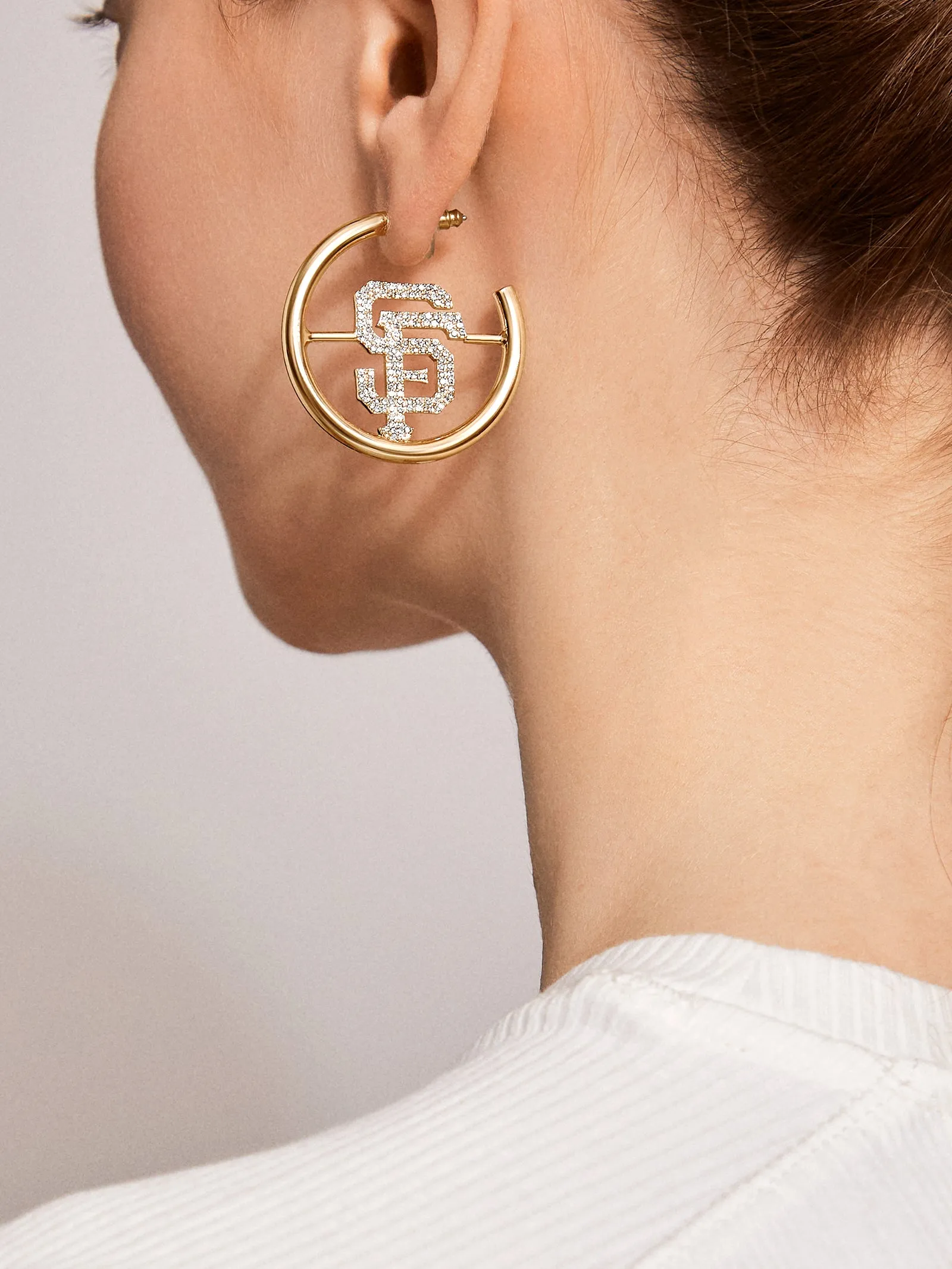 MLB Gold Logo Hoops - San Francisco Giants