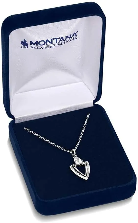 Montana Silversmiths Guided Purpose Crystal Arrowhead Necklace - NC5773