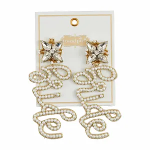 Mud Pie Bridal Earrings