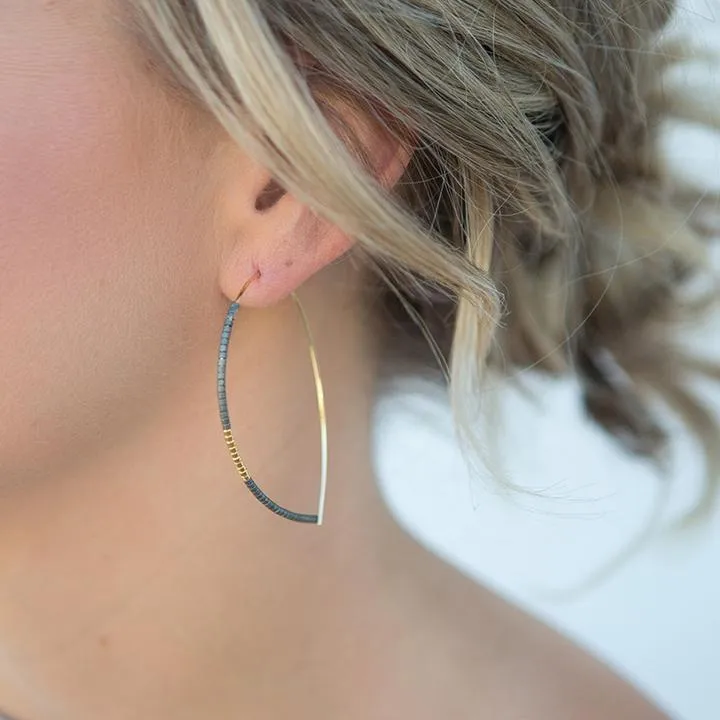 Norah Earrings, Cornflower