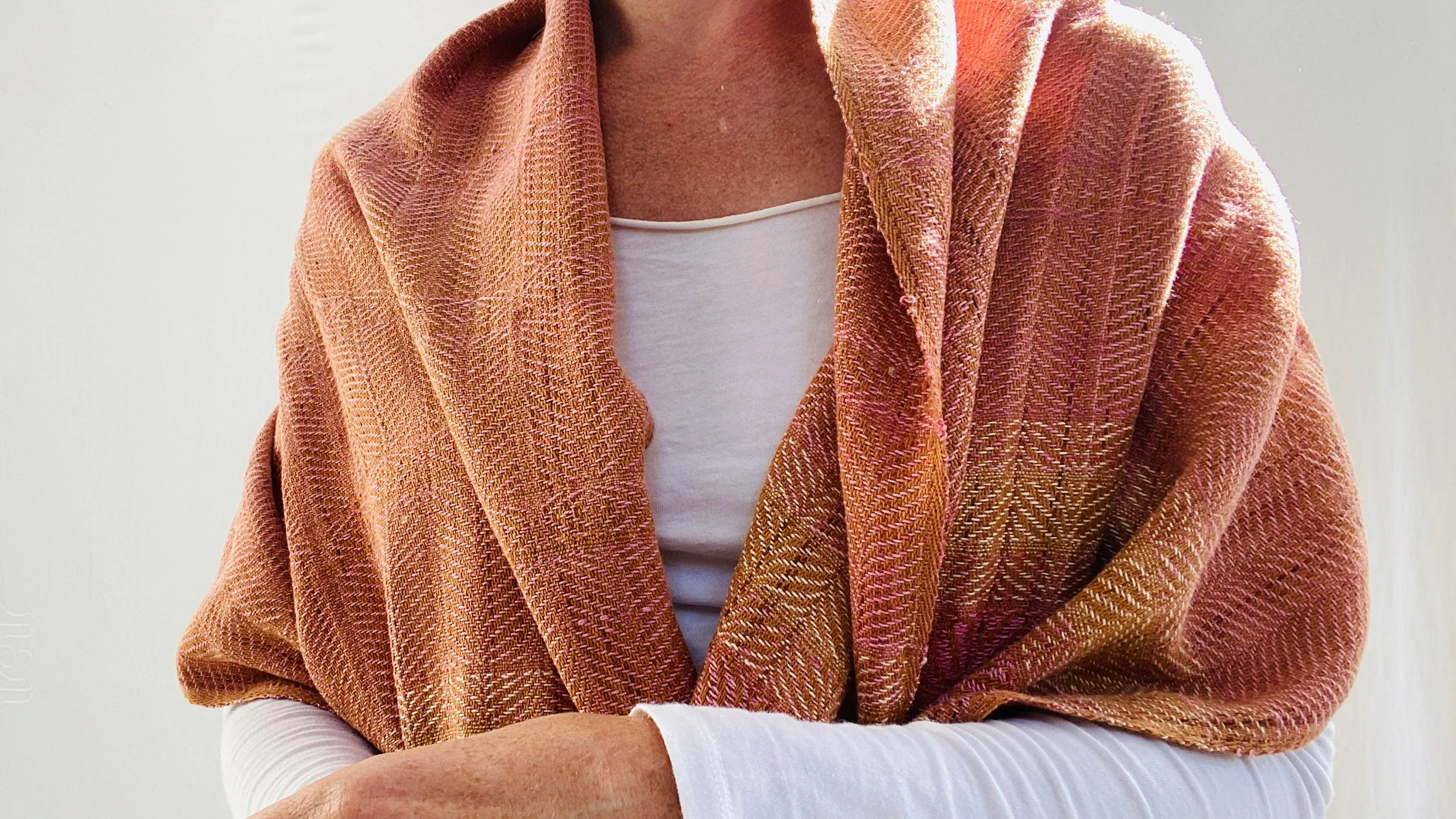 Oaxacan Rebozo Shawl. Fancy Fringe Work. Santa María Tlahuitoltepec