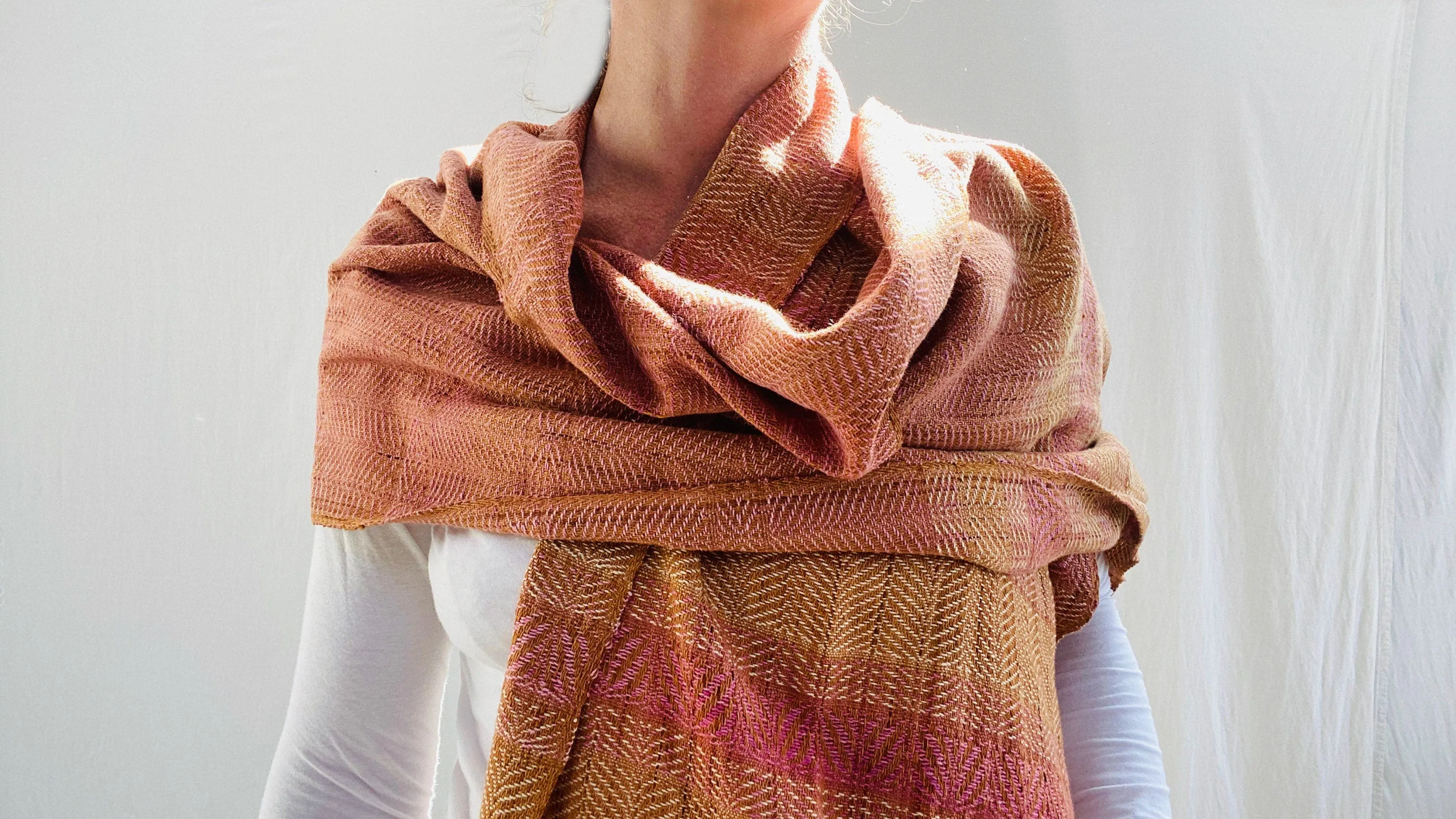 Oaxacan Rebozo Shawl. Fancy Fringe Work. Santa María Tlahuitoltepec