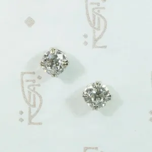 Old Cut Diamond Stud Earrings