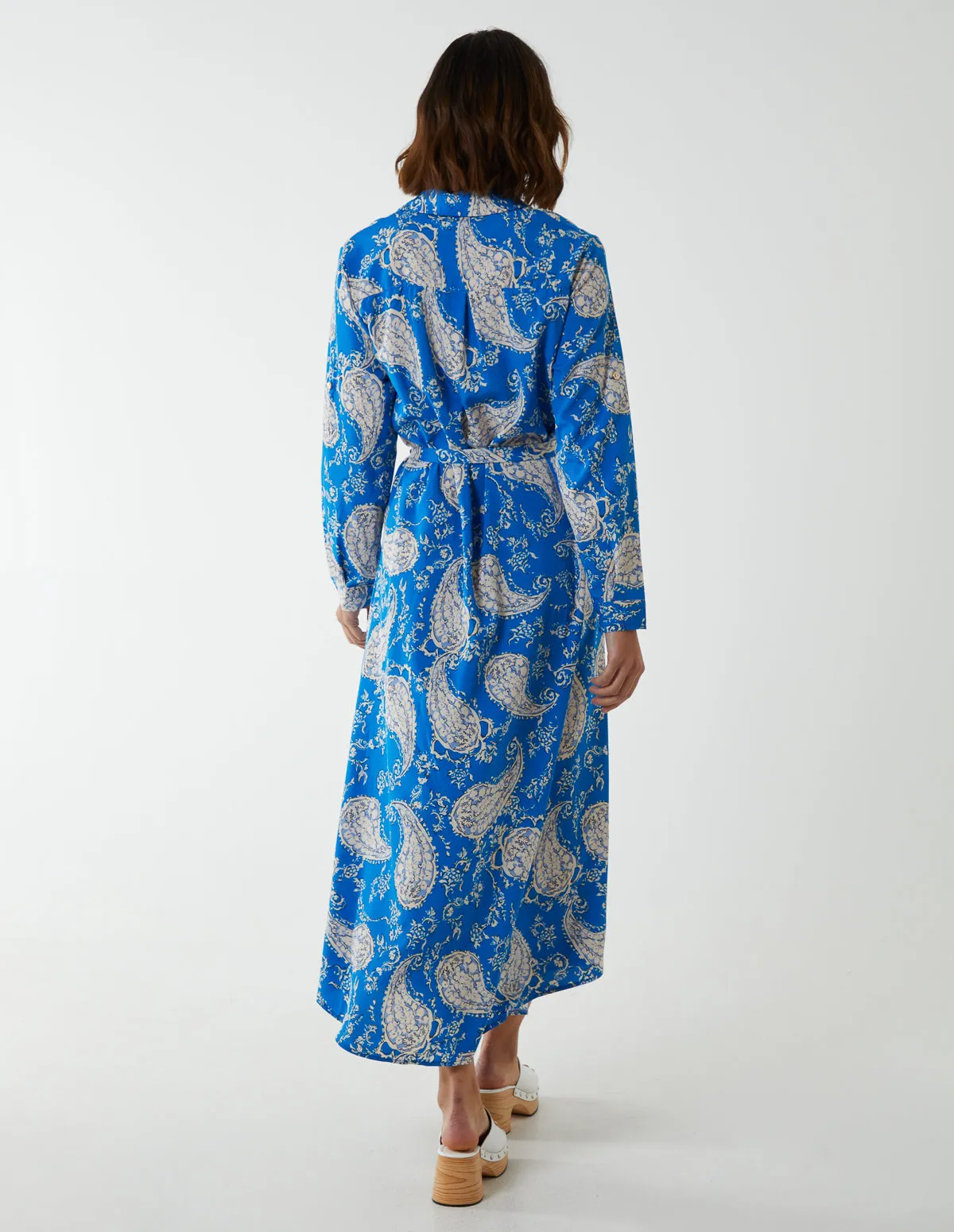 Paisley Belted Dress