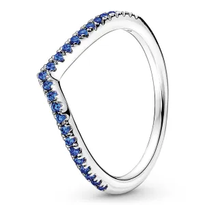 Pandora Sparkling Blue Timeless Wish Ring