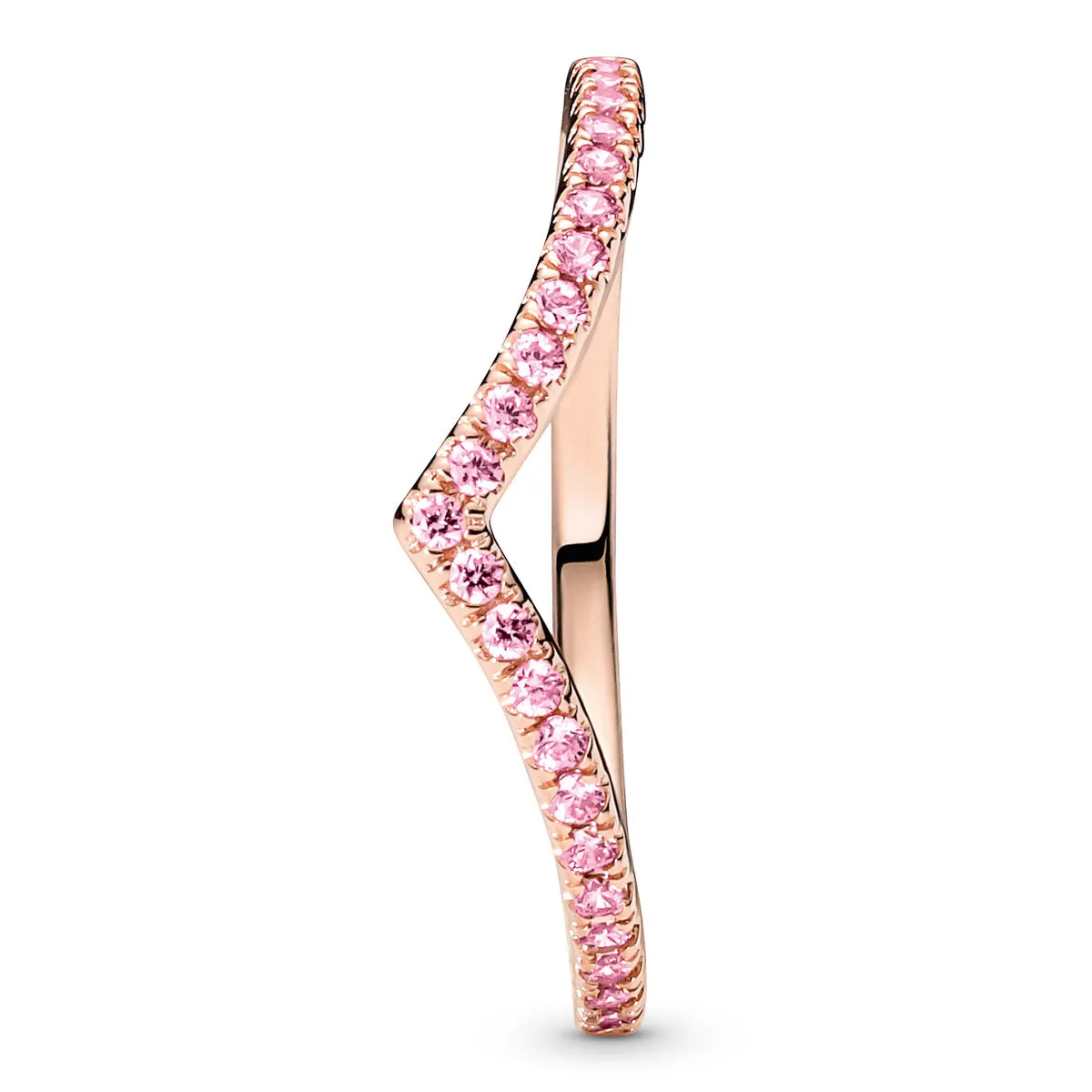 Pandora Sparkling Pink Timeless Wish Ring