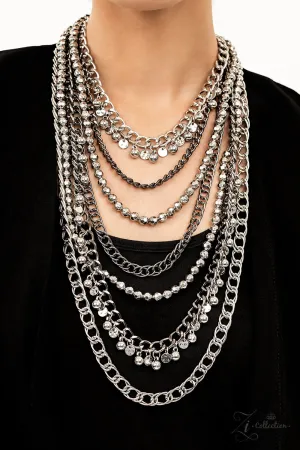 Paparazzi 2022 Zi Collection: Audacious - Gunmetal Necklace