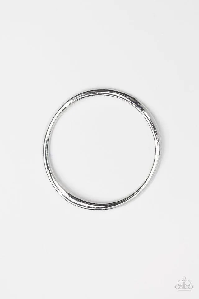 Paparazzi Bracelet ~ Awesomely Asymmetrical - Silver