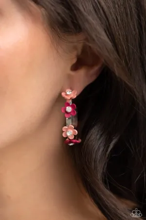 Paparazzi Earring ~ Strictly Springtime - Orange