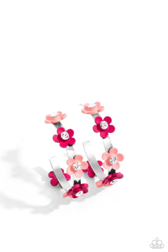 Paparazzi Earring ~ Strictly Springtime - Orange