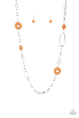 Paparazzi Necklace ~ Artisan Artifact - Orange Paparazzi Necklace ~ Artisan Artifact - Orange