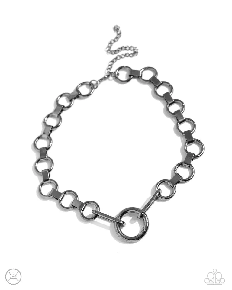 Paparazzi Necklace ~ Musings Marvel - Black