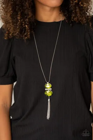 Paparazzi Necklace ~ Runway Rival - Green