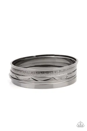 PAPARAZZI Stackable Style - Black Bracelets