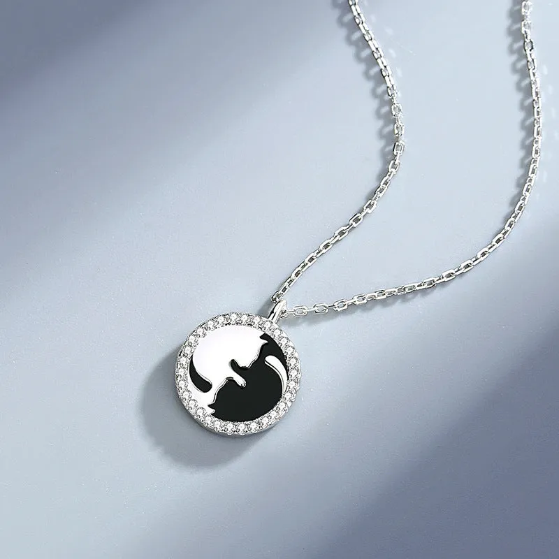 Personalized Romantic Couple Necklaces Set for Two