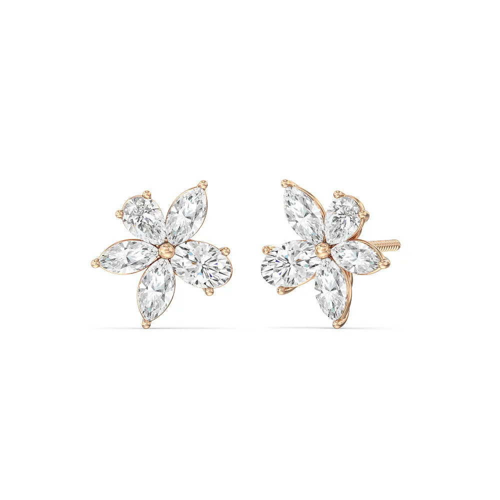 Plumeria Studs