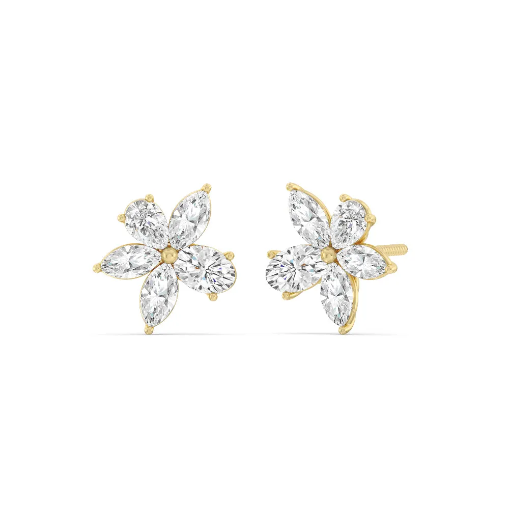 Plumeria Studs