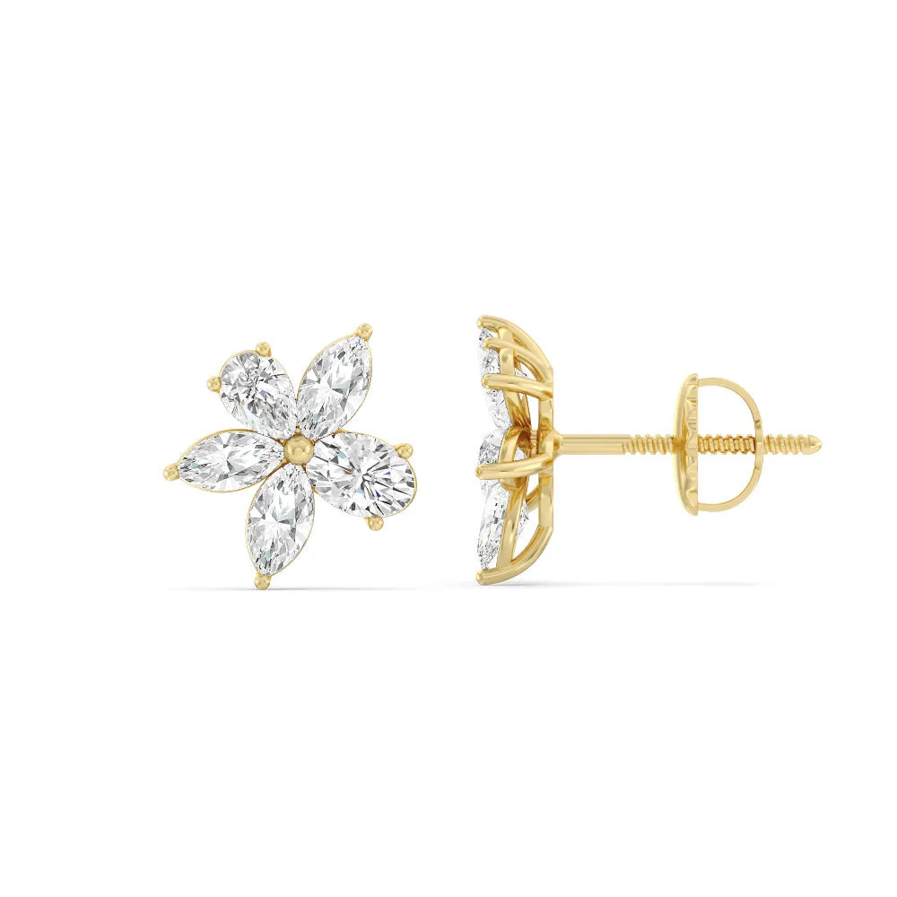 Plumeria Studs