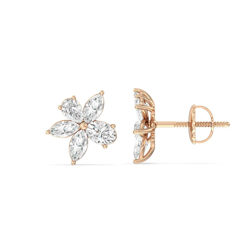 Plumeria Studs
