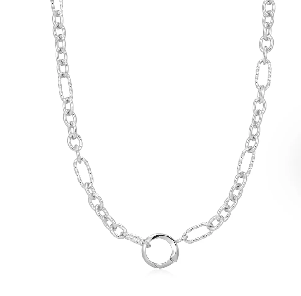 Pop Charm - Mixed Link Charm Chain Connector Necklace- 2 colours
