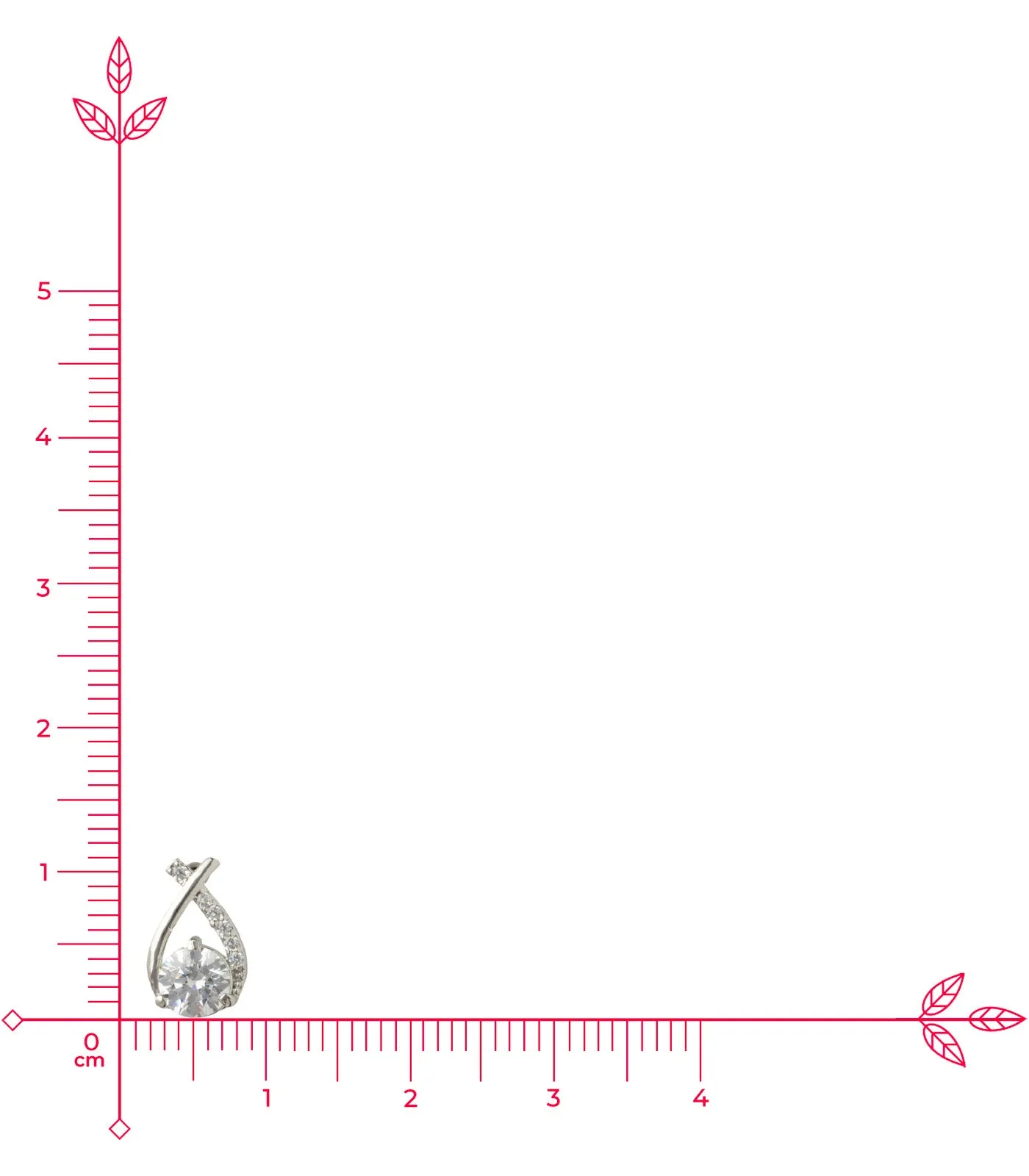 Premium Zircon Drop Shaped Tops