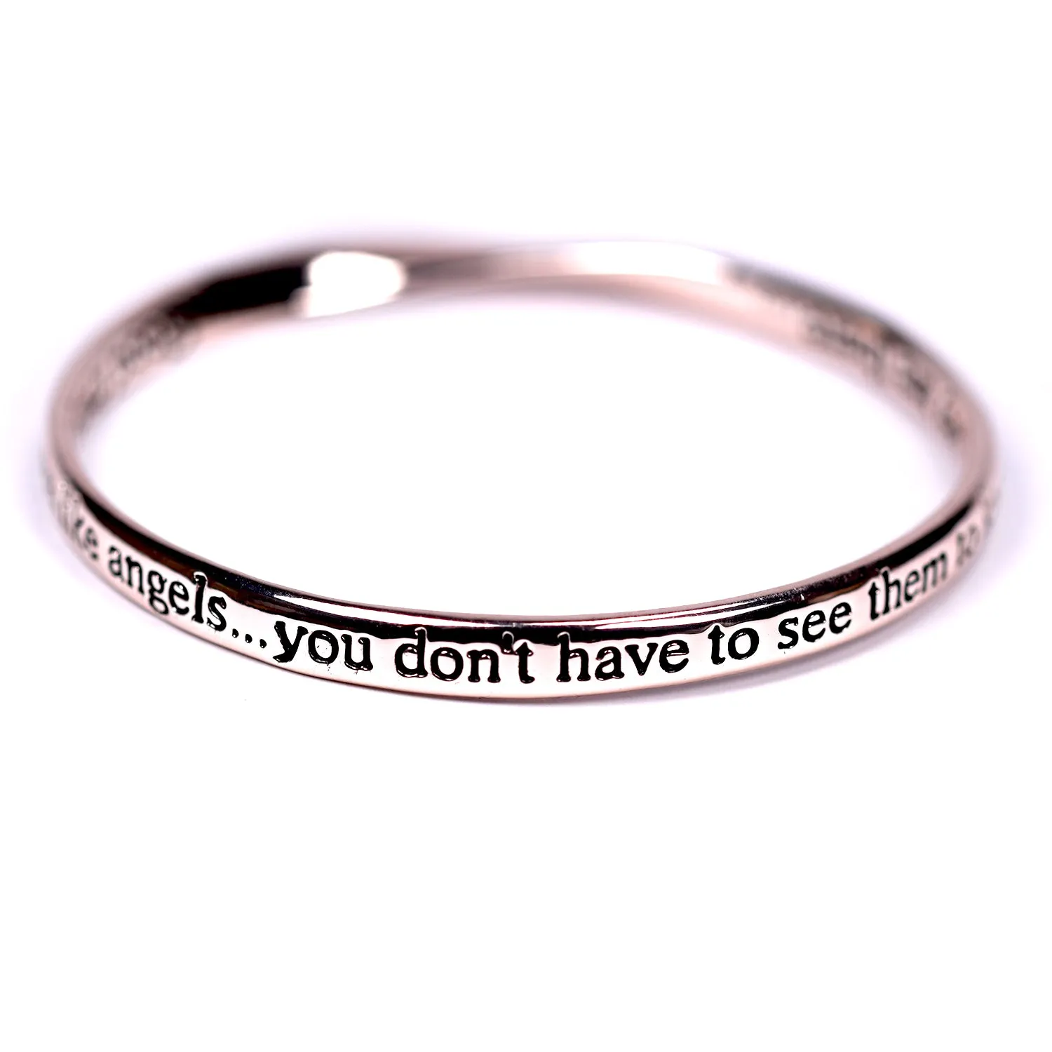 "Good friends are like angels..you don't have to see them to