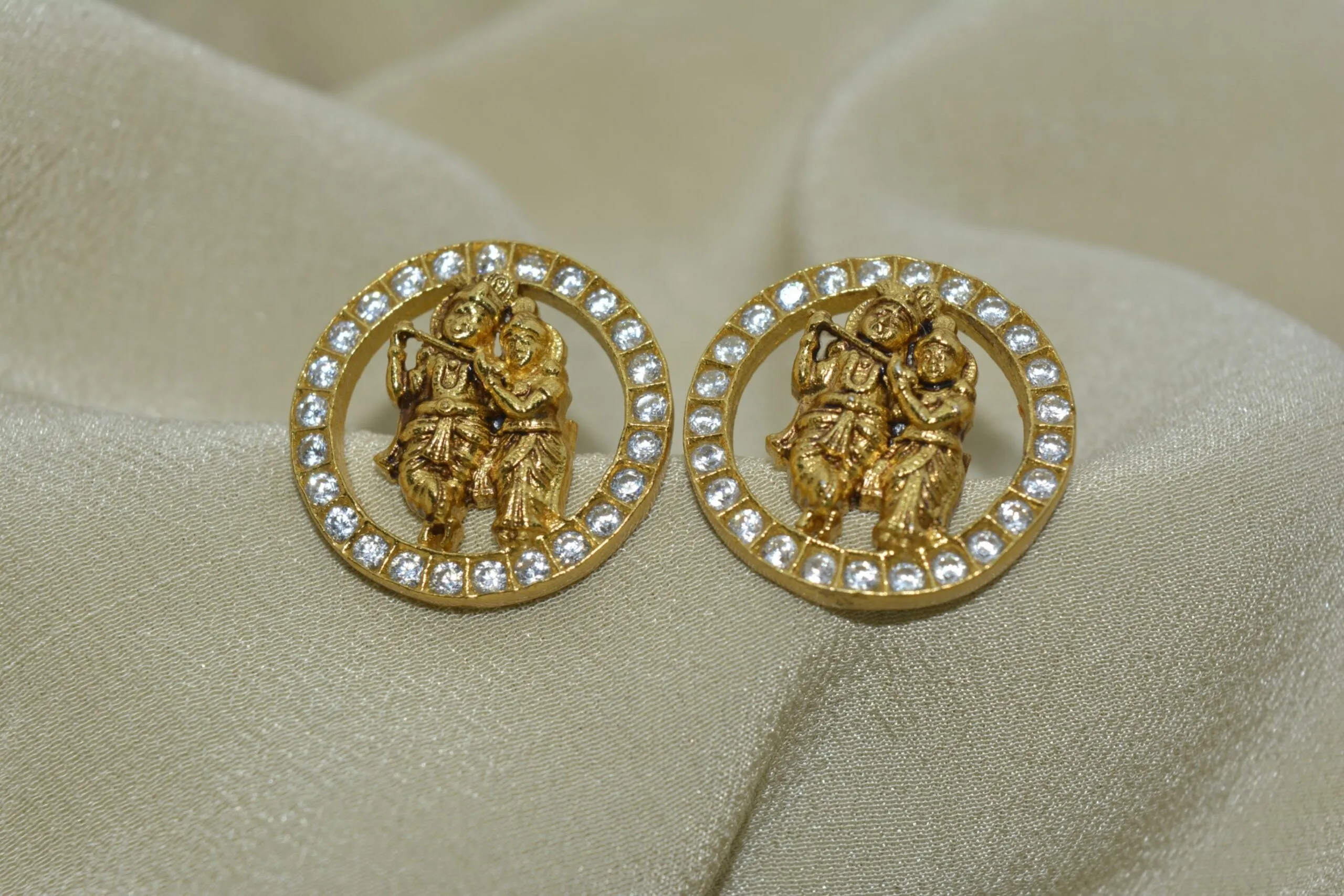 Radha Krishna Earrings