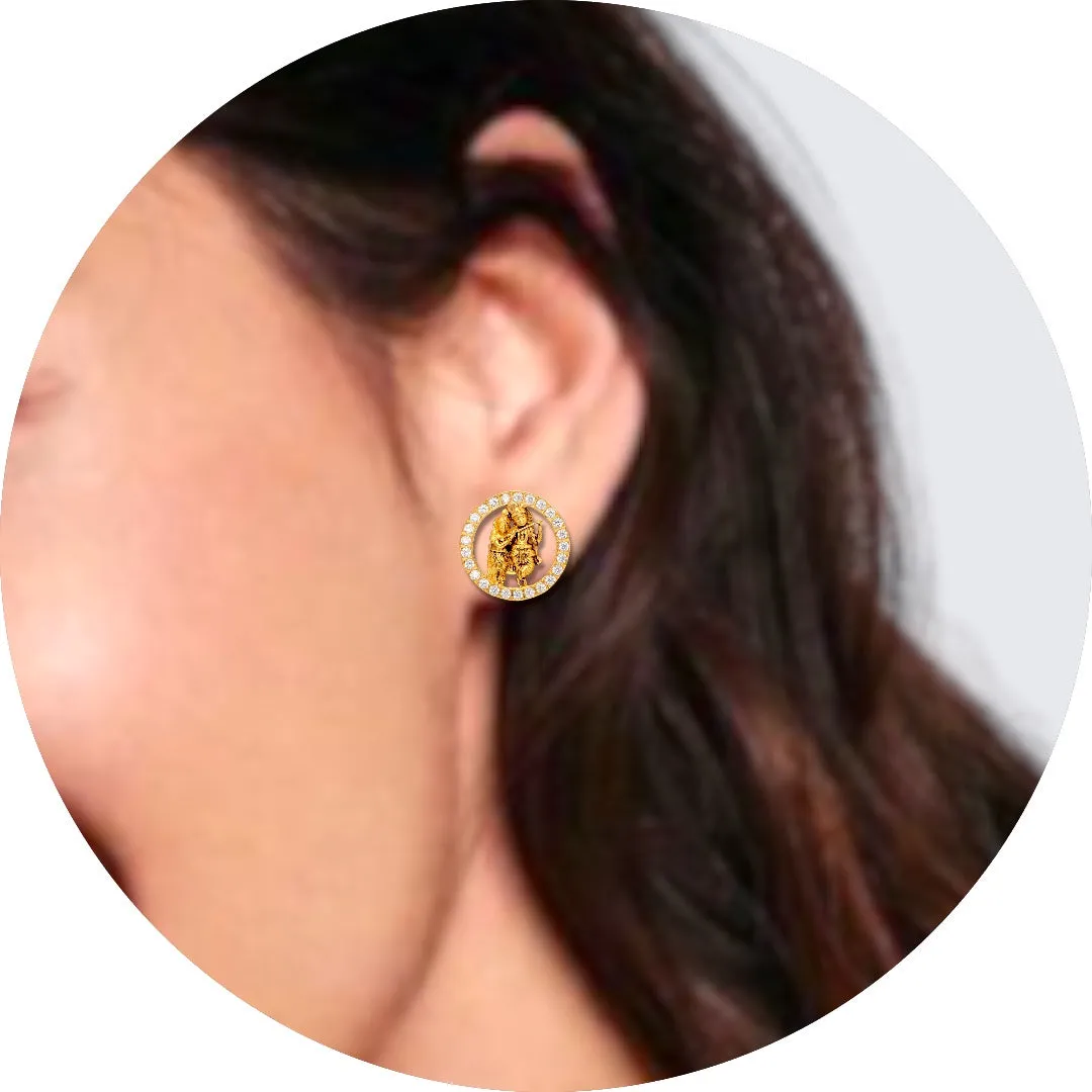 Radha Krishna Earrings