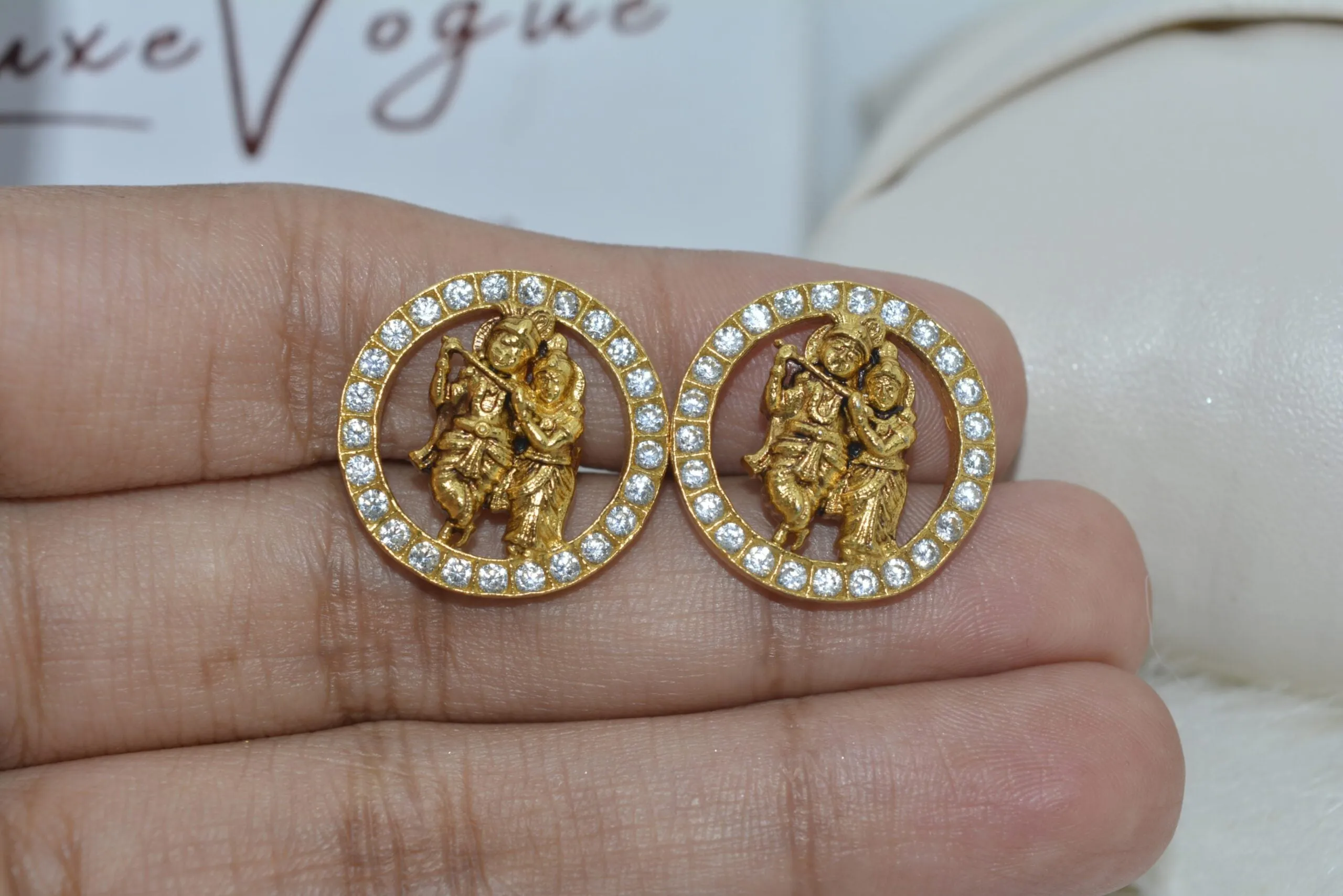Radha Krishna Earrings