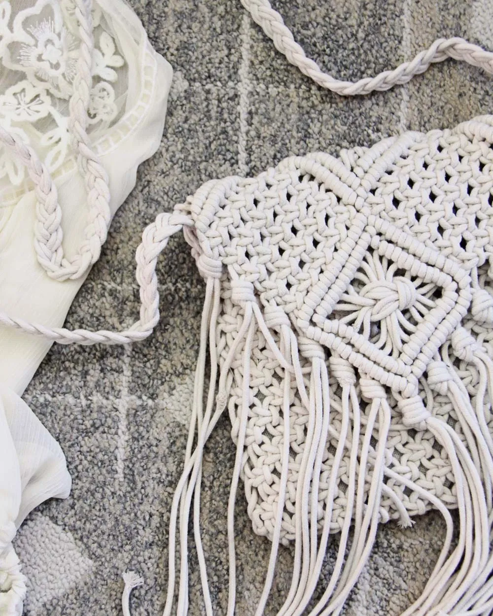 Sadie Macrame Tote