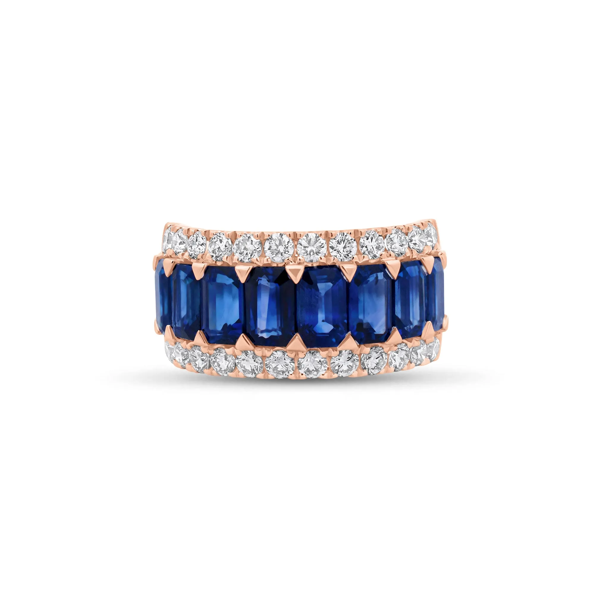 Sapphire & Diamond Statement Ring