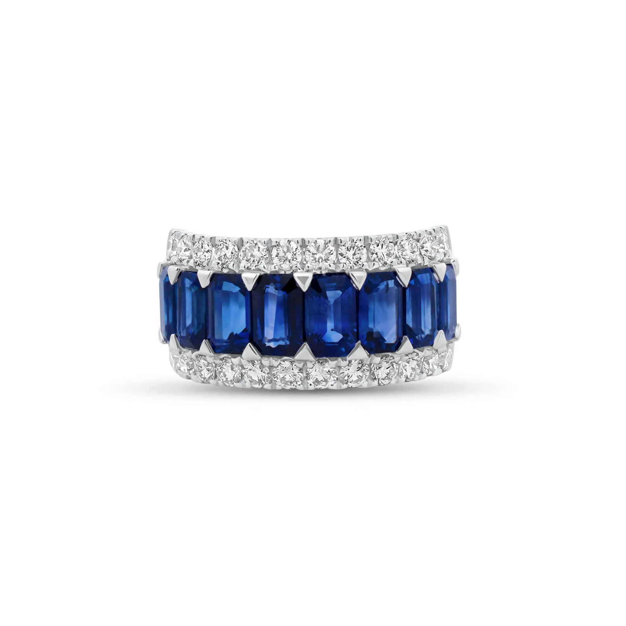 Sapphire & Diamond Statement Ring