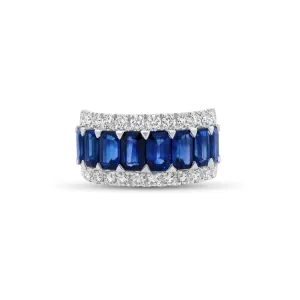 Sapphire & Diamond Statement Ring