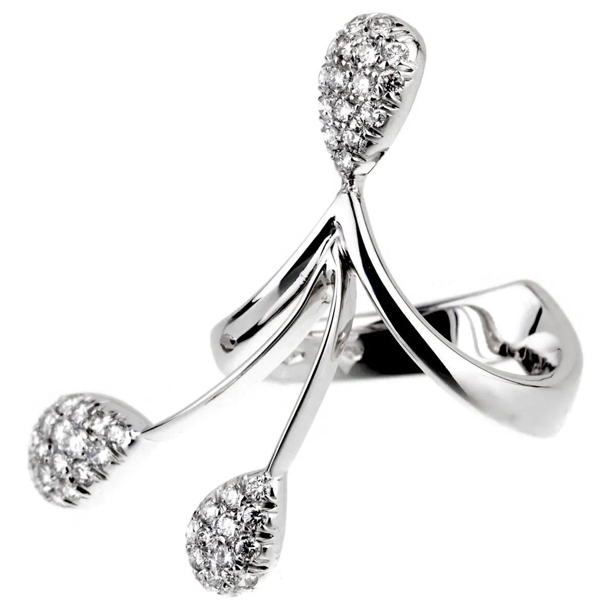 Scavia White Gold Diamond Cocktail Ring